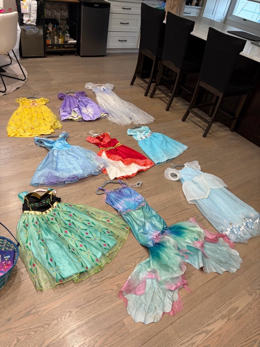 Disney Princess Mix Kids Costume Dress Set - Assorted Colors